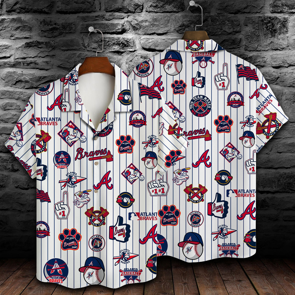 Atlanta Braves Major League Baseball 3D Print Hawaiian Shirt SH1ML V2