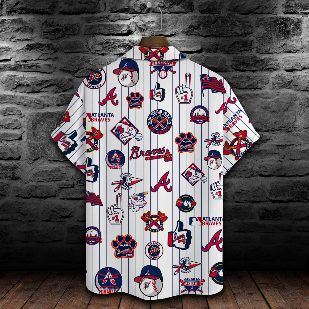 Atlanta Braves Major League Baseball 3D Print Hawaiian Shirt SH1ML V2