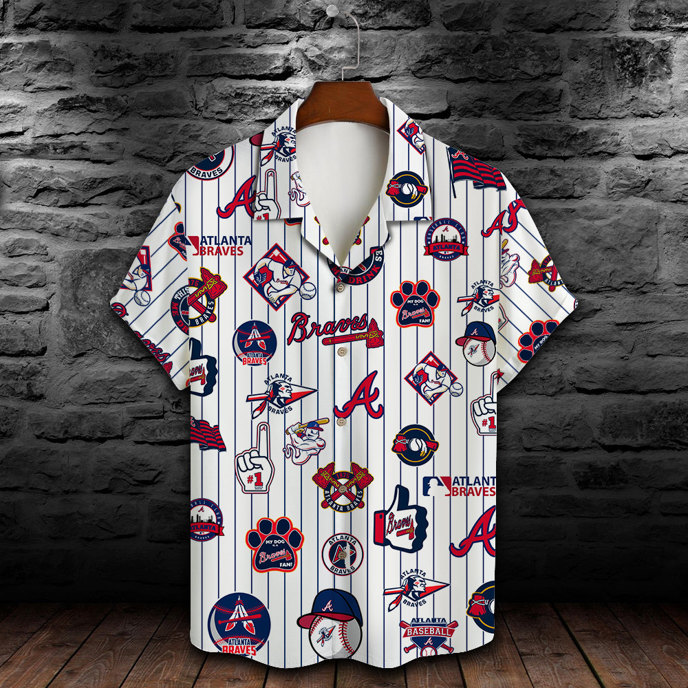 Atlanta Braves Major League Baseball 3D Print Hawaiian Shirt SH1ML V2