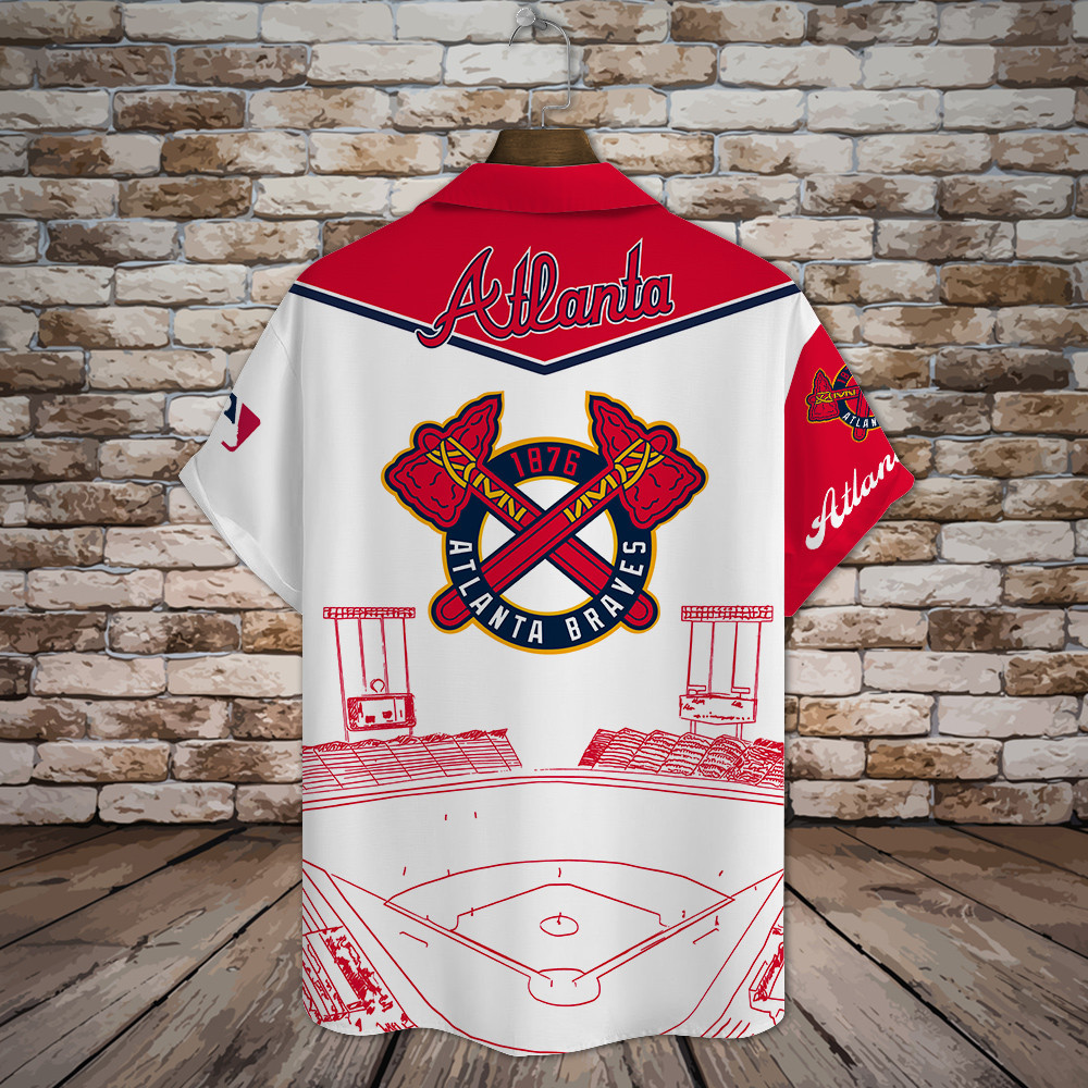 Atlanta Braves Major League Baseball 3D Print Hawaiian Shirt SH1ML V3