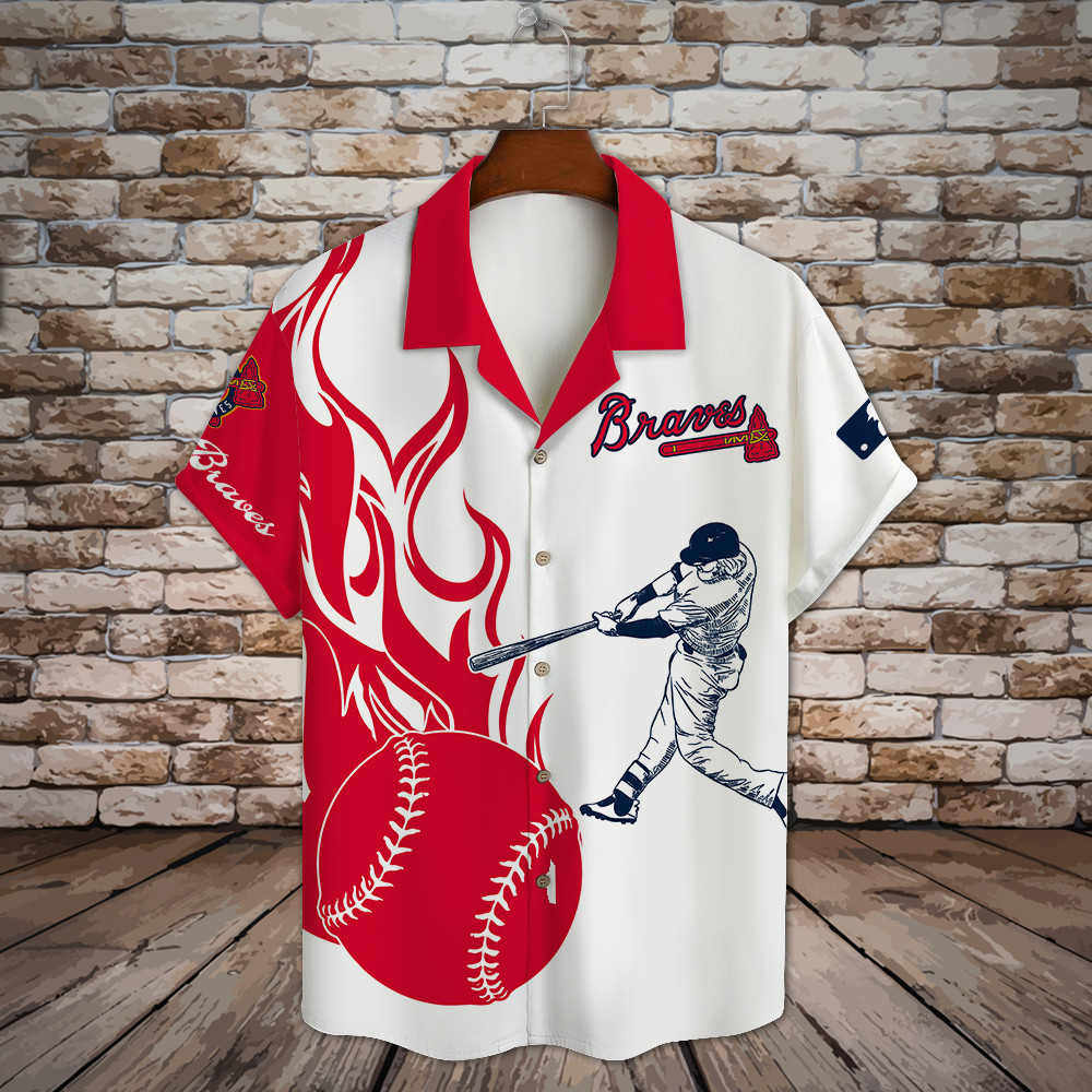 Atlanta Braves Major League Baseball 3D Print Hawaiian Shirt SH1ML V3