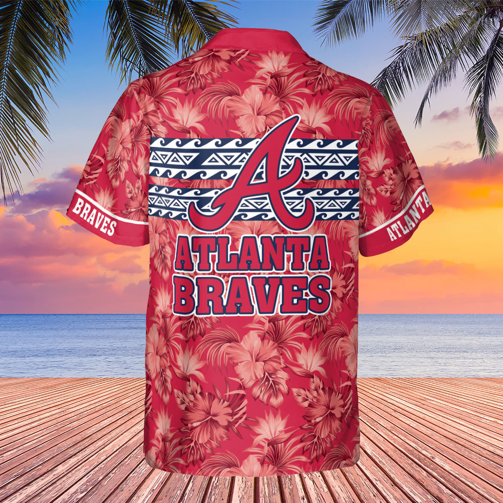 Atlanta Braves Major League Baseball 3D Print Hawaiian Shirt SH1ML V4