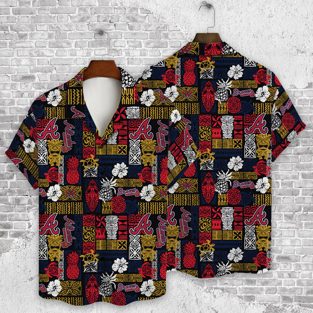 Atlanta Braves Major League Baseball 3D Print Hawaiian Shirt SH1ML V8