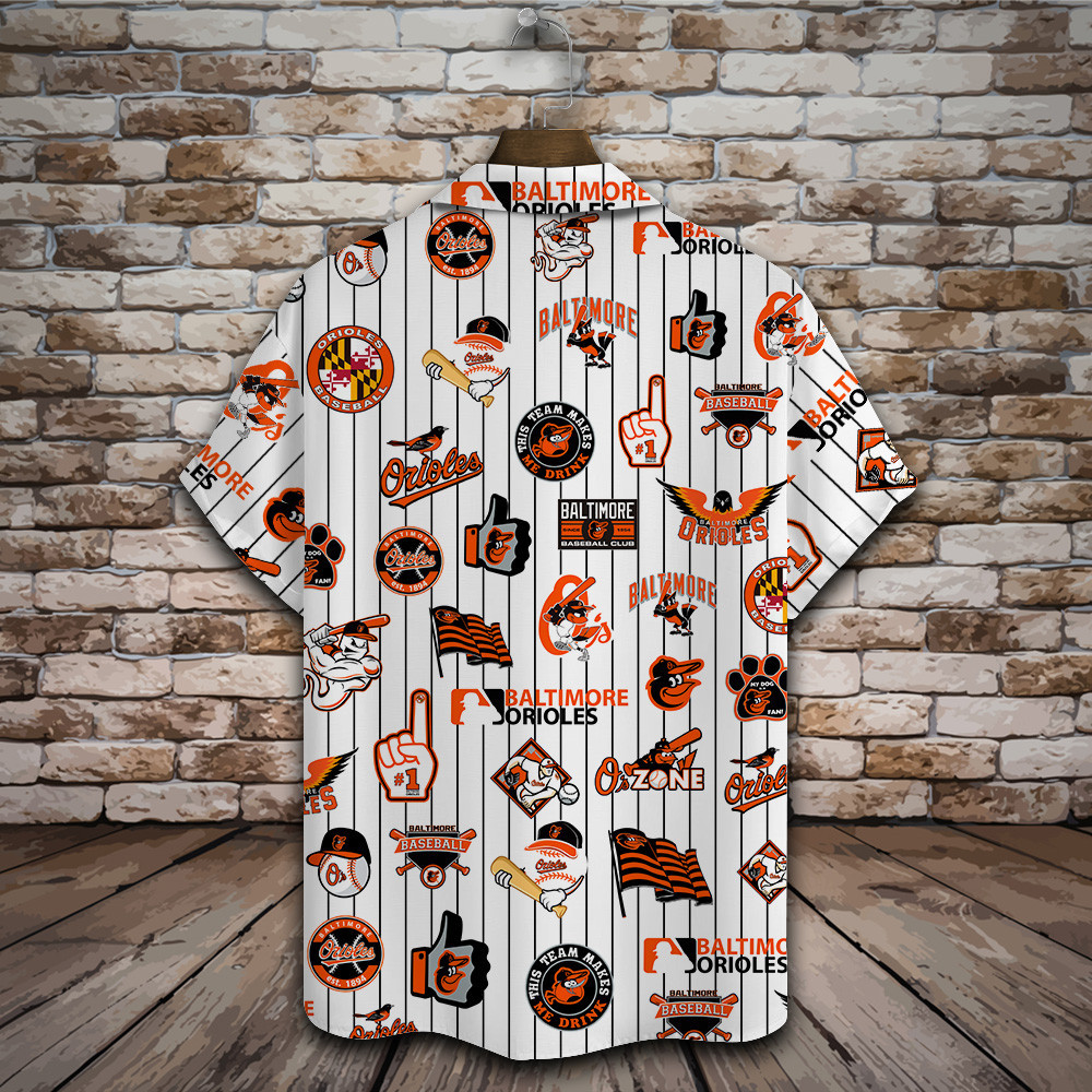 Baltimore Orioles Major League Baseball 3D Print Hawaiian Shirt SH1ML V2