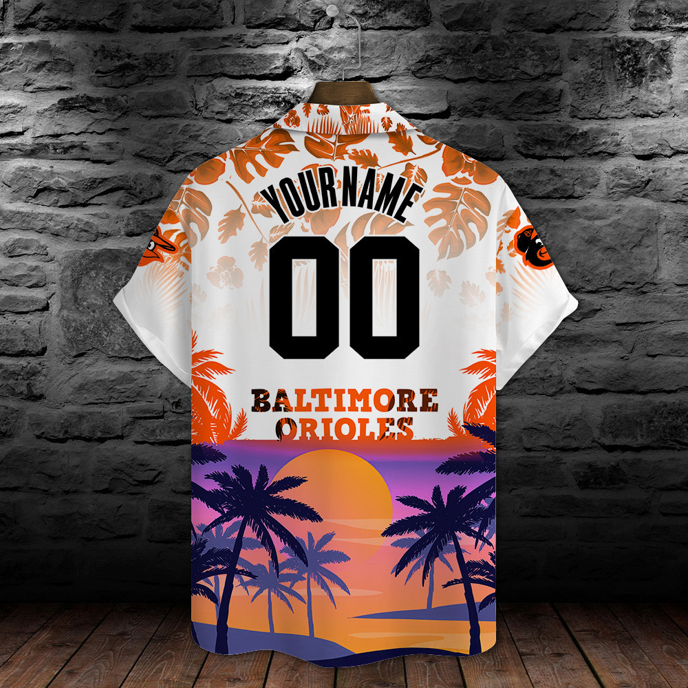 Baltimore Orioles Major League Baseball 3D Print Hawaiian Shirt SH1ML V9