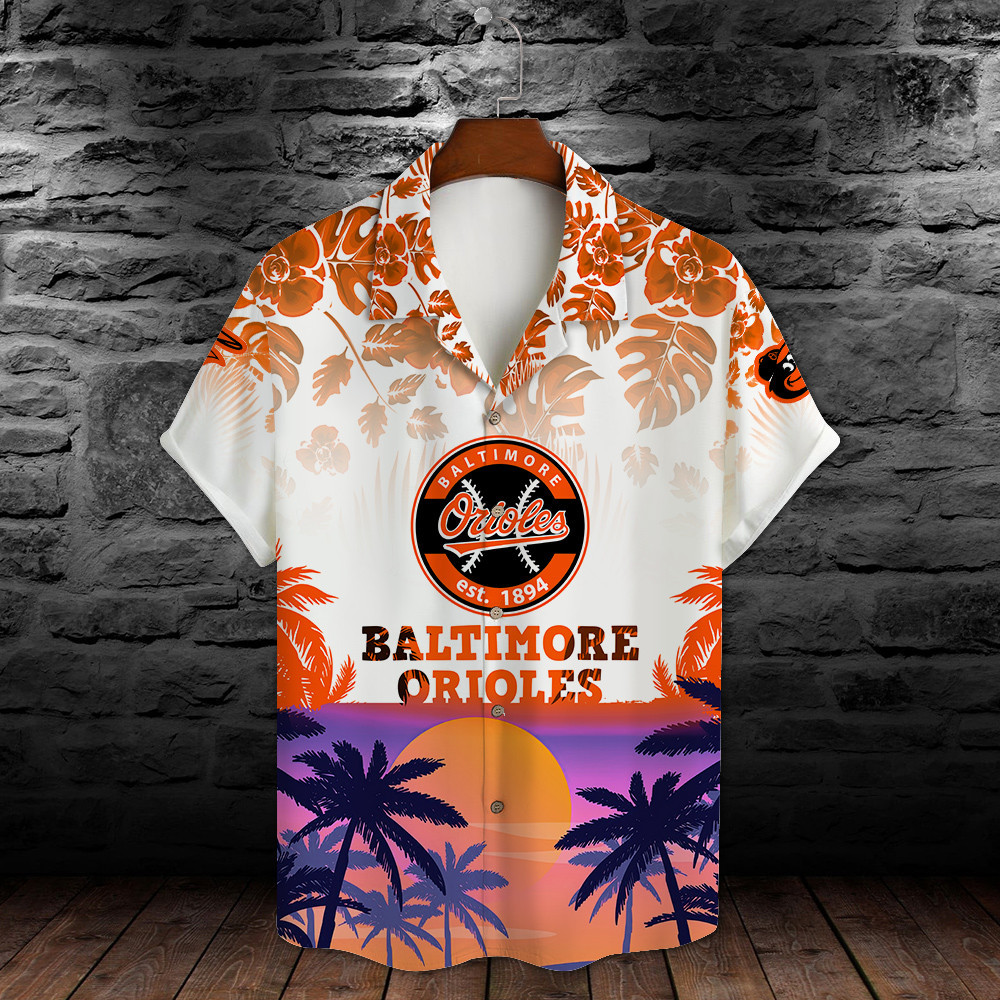 Baltimore Orioles Major League Baseball 3D Print Hawaiian Shirt SH1ML V9