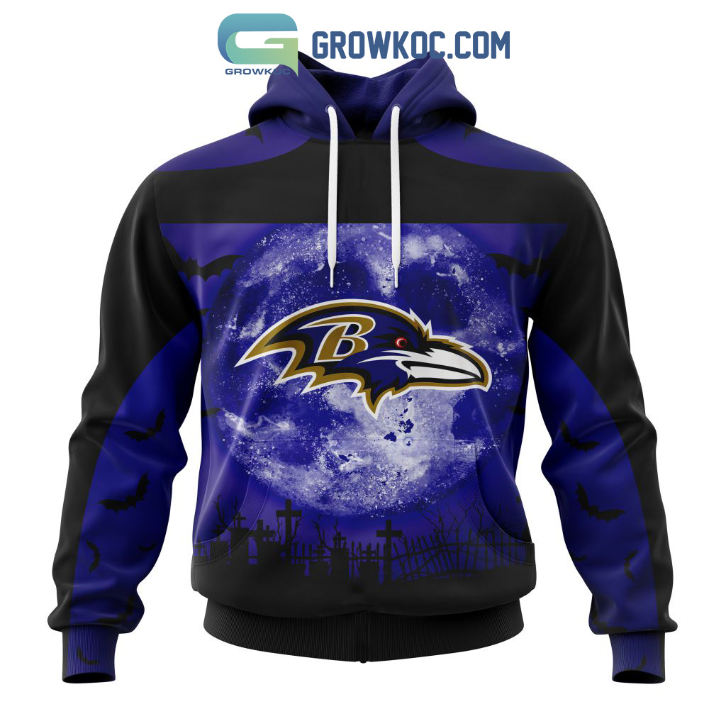 Baltimore Ravens NFL Special Halloween Night Concepts Kits Hoodie T Shirt