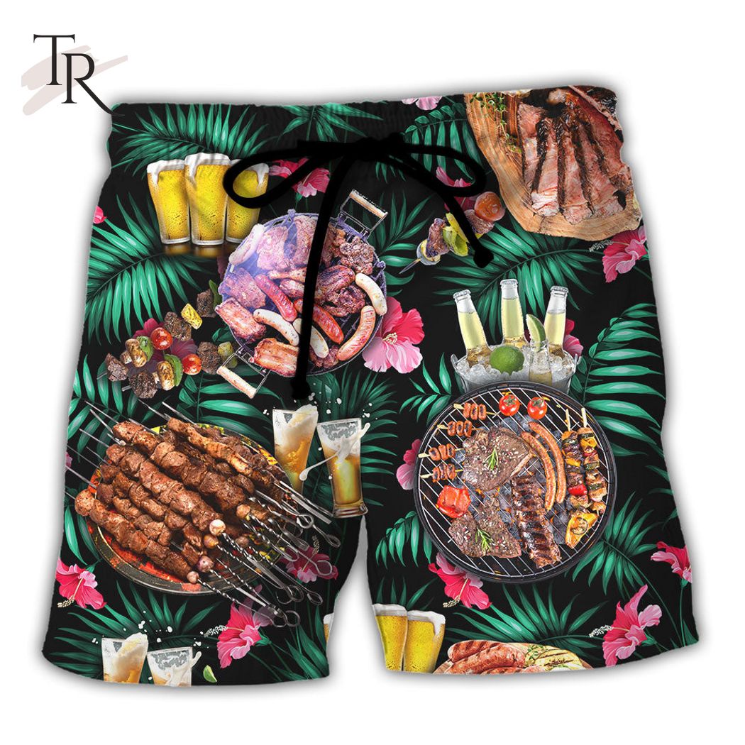 Barbecue Food Everybody Chill Dad's On The Grill - Hawaiian Shirt