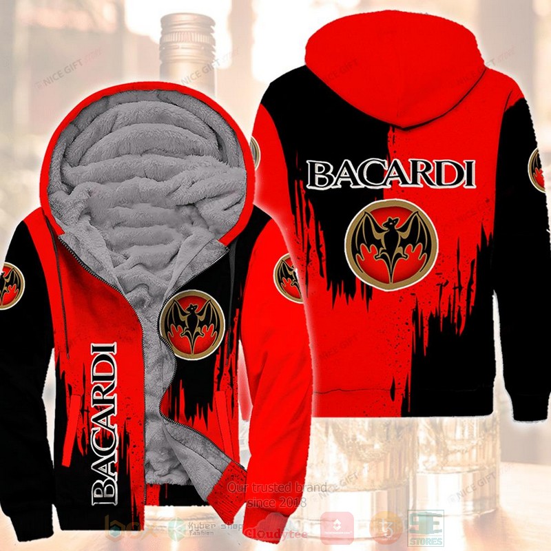 BEST Bacardi Fleece Zip 3D Hoodie