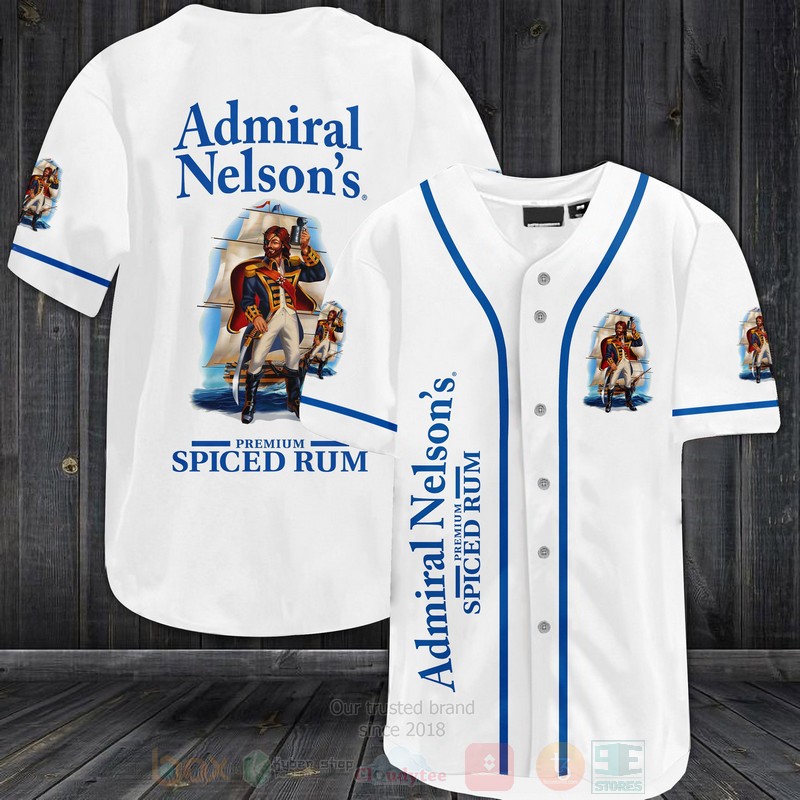 BEST Horatio Nelson Spiced Rum AOP Baseball Jersey Shirt Alienscustom