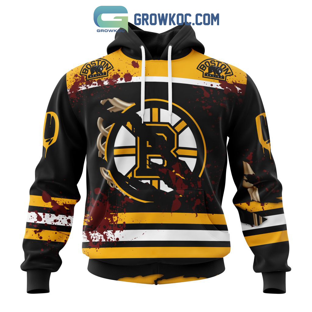 Boston Bruins Specialized Design Jersey With Your Ribs For Halloween Hoodie T Shirt
