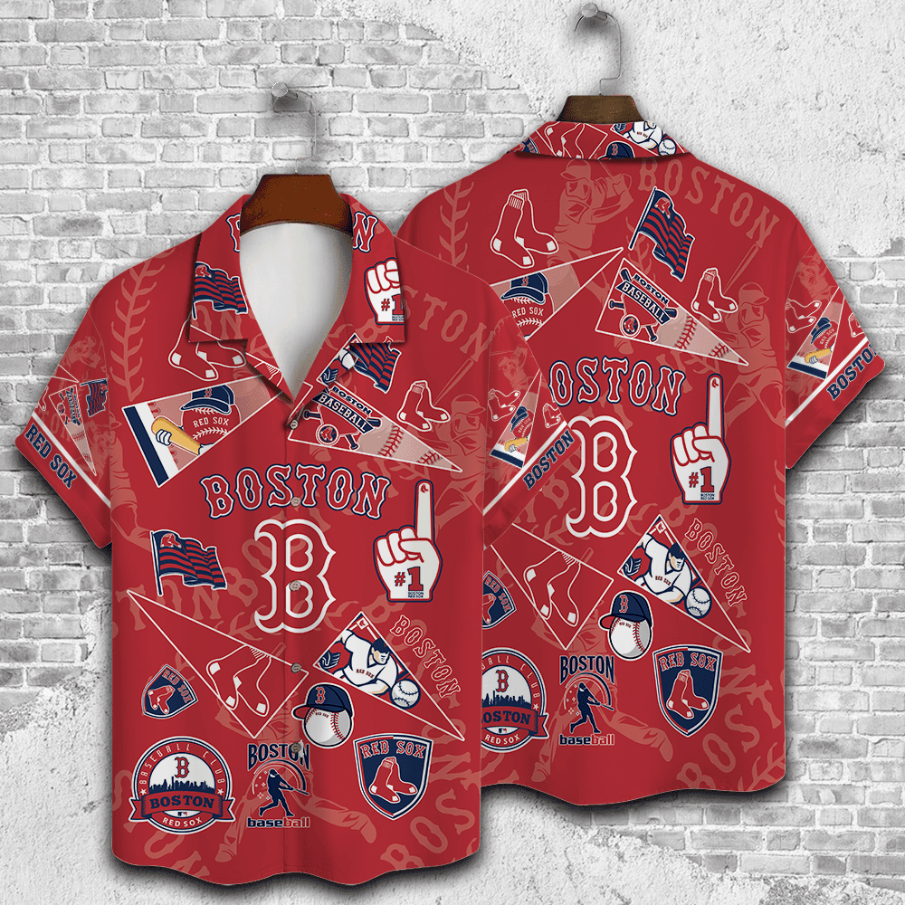Boston Red Sox Major League Baseball 3D Print Hawaiian Shirt SH1ML V1