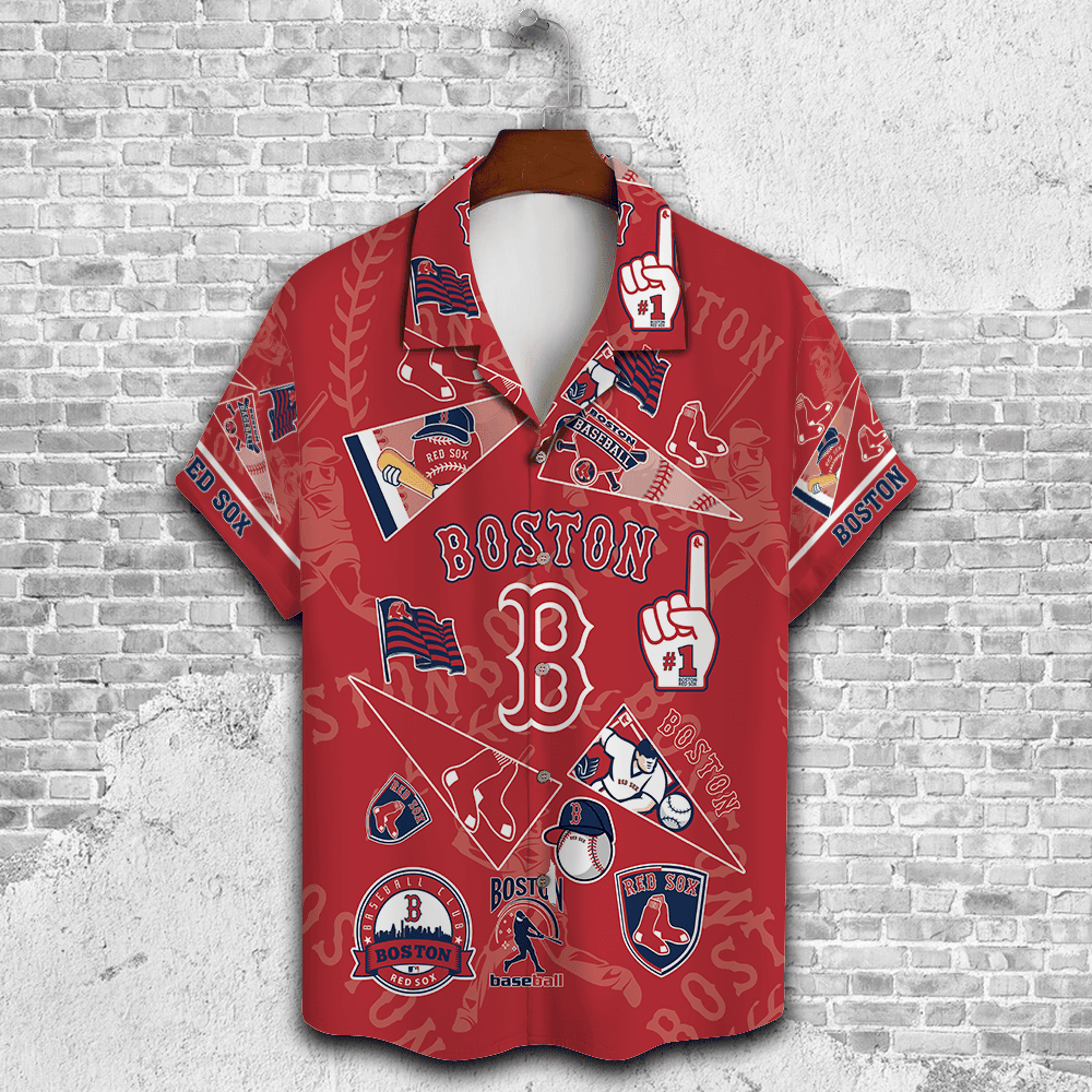 Boston Red Sox Major League Baseball 3D Print Hawaiian Shirt SH1ML V1