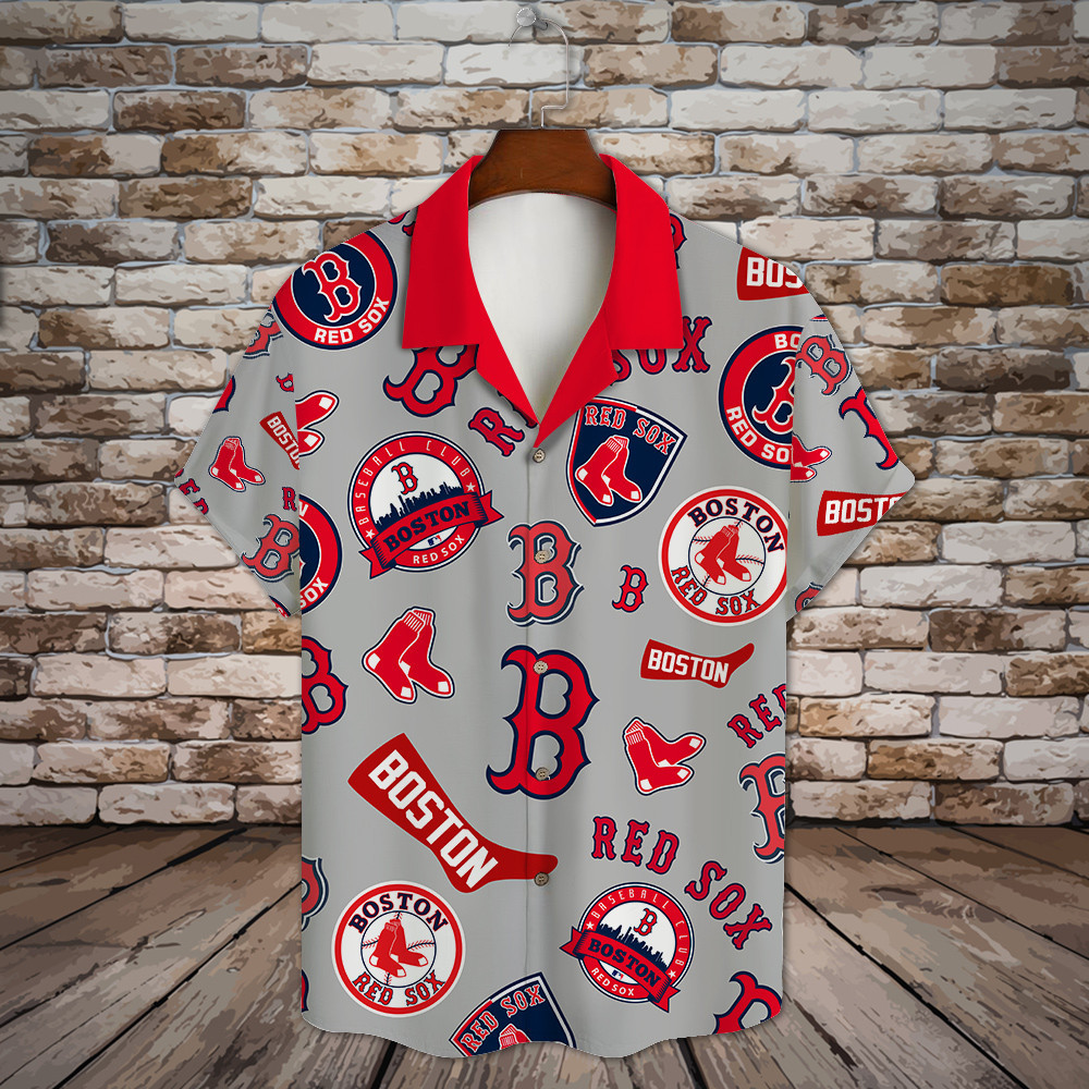 Boston Red Sox Major League Baseball 3D Print Hawaiian Shirt SH1ML V12