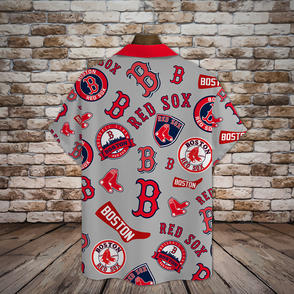 Boston Red Sox Major League Baseball 3D Print Hawaiian Shirt SH1ML V12