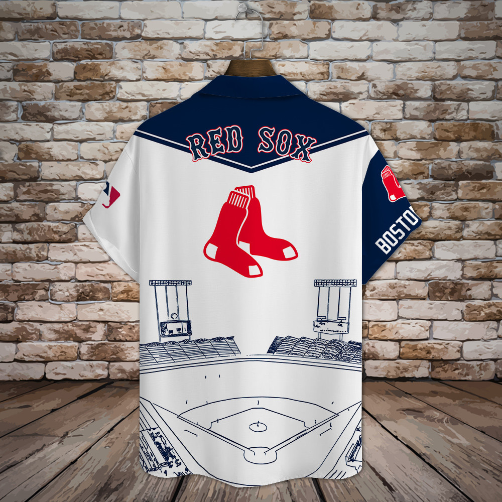 Boston Red Sox Major League Baseball 3D Print Hawaiian Shirt SH1ML V3