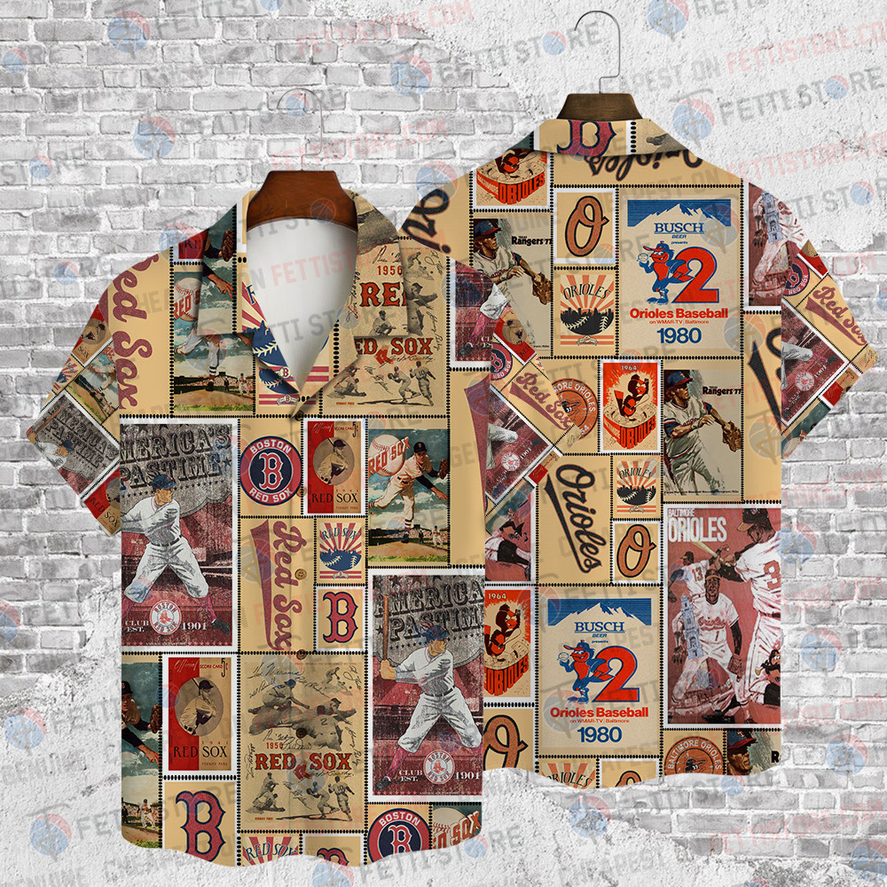 Boston Rex Sox Major League Baseball 3D Print Hawaiian Shirt SH1ML V13