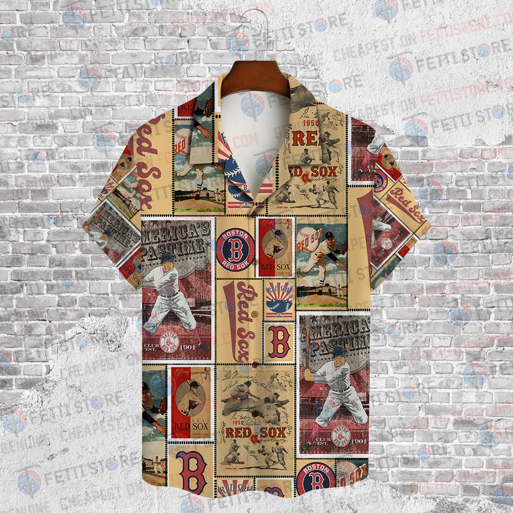 Boston Rex Sox Major League Baseball 3D Print Hawaiian Shirt SH1ML V13