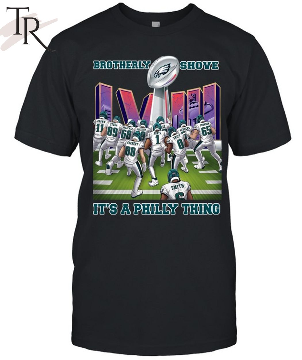 Brotherly Shove Win It's A Philly Thing Philadelphia Eagles Unisex T-Shirt