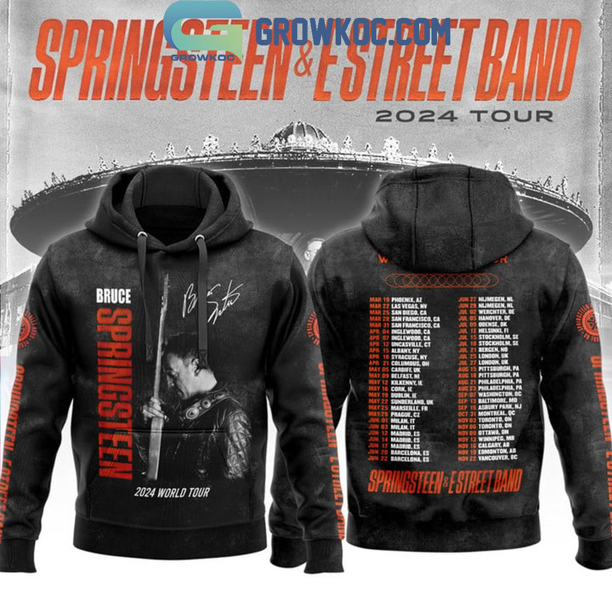 Bruce Springsteen And E Street Band World Tour 2024 Hoodie Shirt
