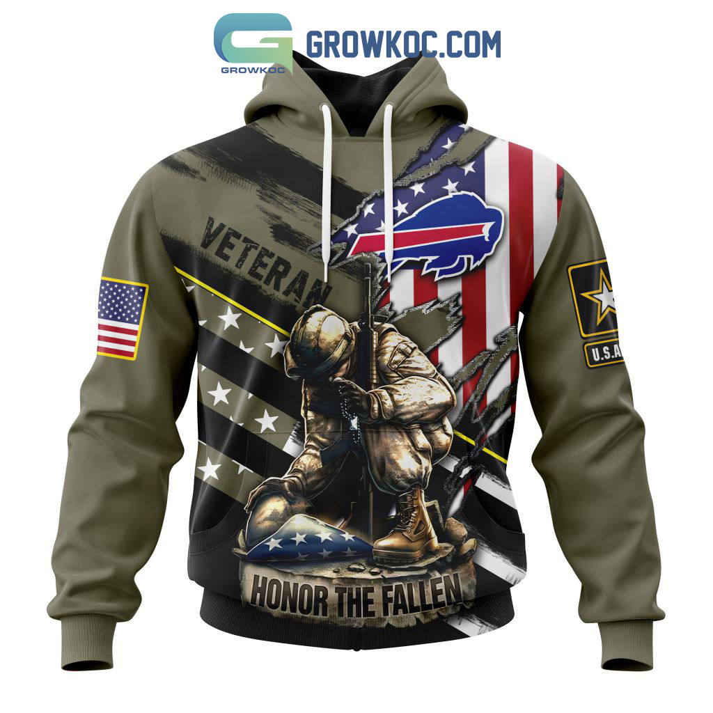 Buffalo Bills NFL Veterans Honor The Fallen Personalized Hoodie T Shirt