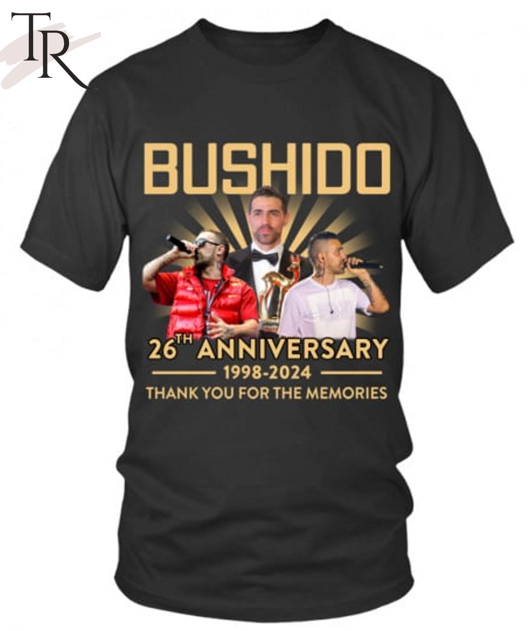 Bushido 26th Anniversary 1998 - 2024 Thank You For The Memories T-Shirt