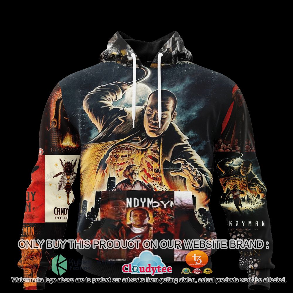 Candyman Halloween Horror 3D Hoodie, Hoodie Mask