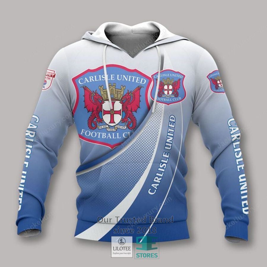 Carlisle United Light Blue Polo Shirt, hoodie