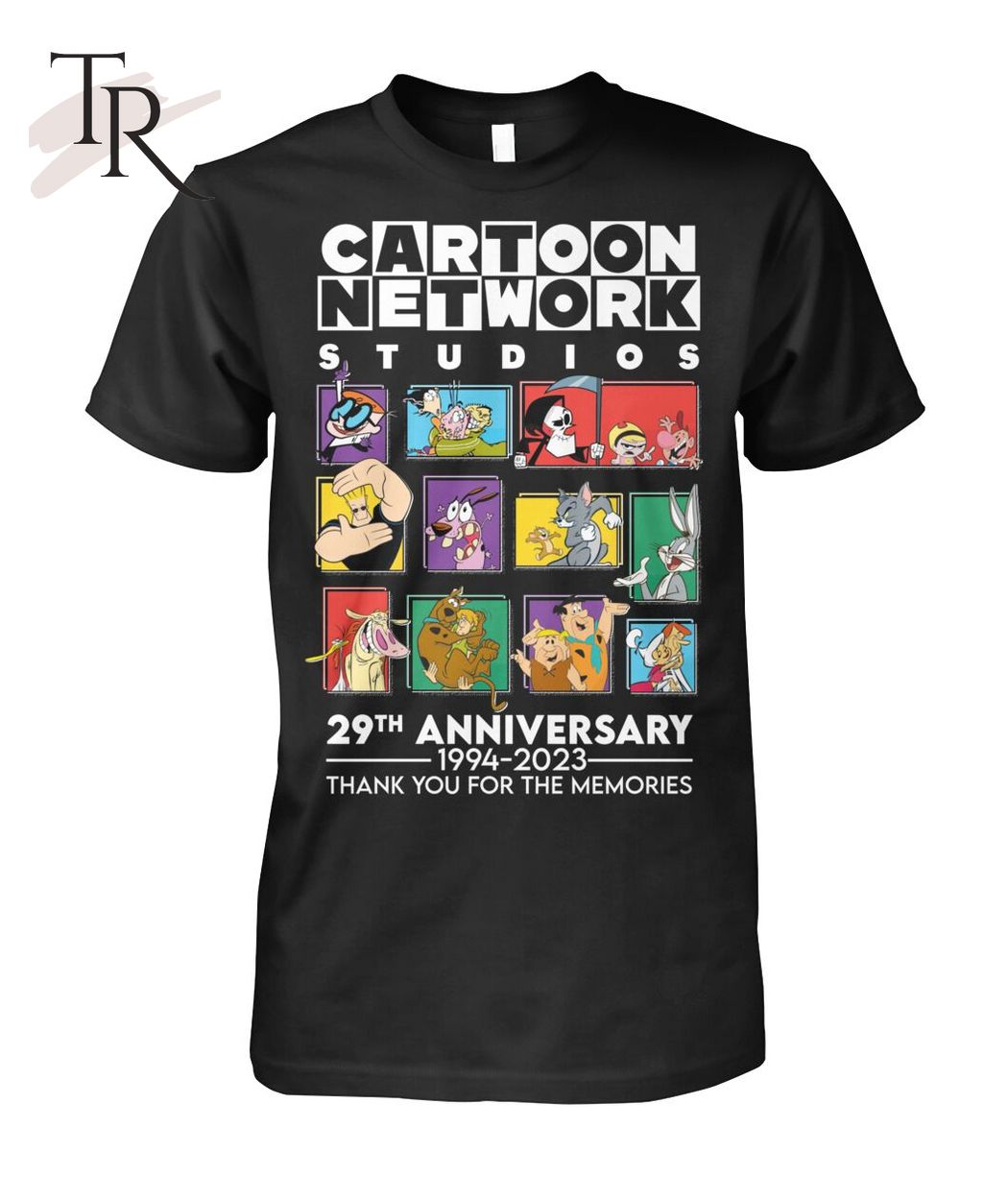 Cartoon Network Studios 29th Anniversary 1994 - 2023 Thank You For The Memories T-Shirt