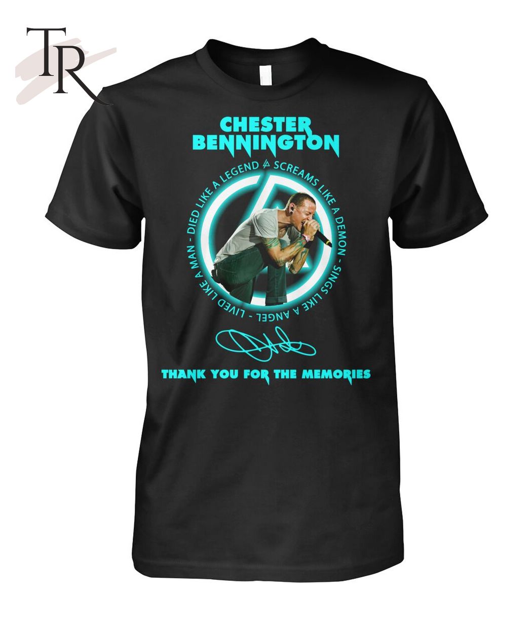 Chester Bennington Don't Ever Let His Memory Die 2017 2023 Thank You For The Memories T-Shirt
