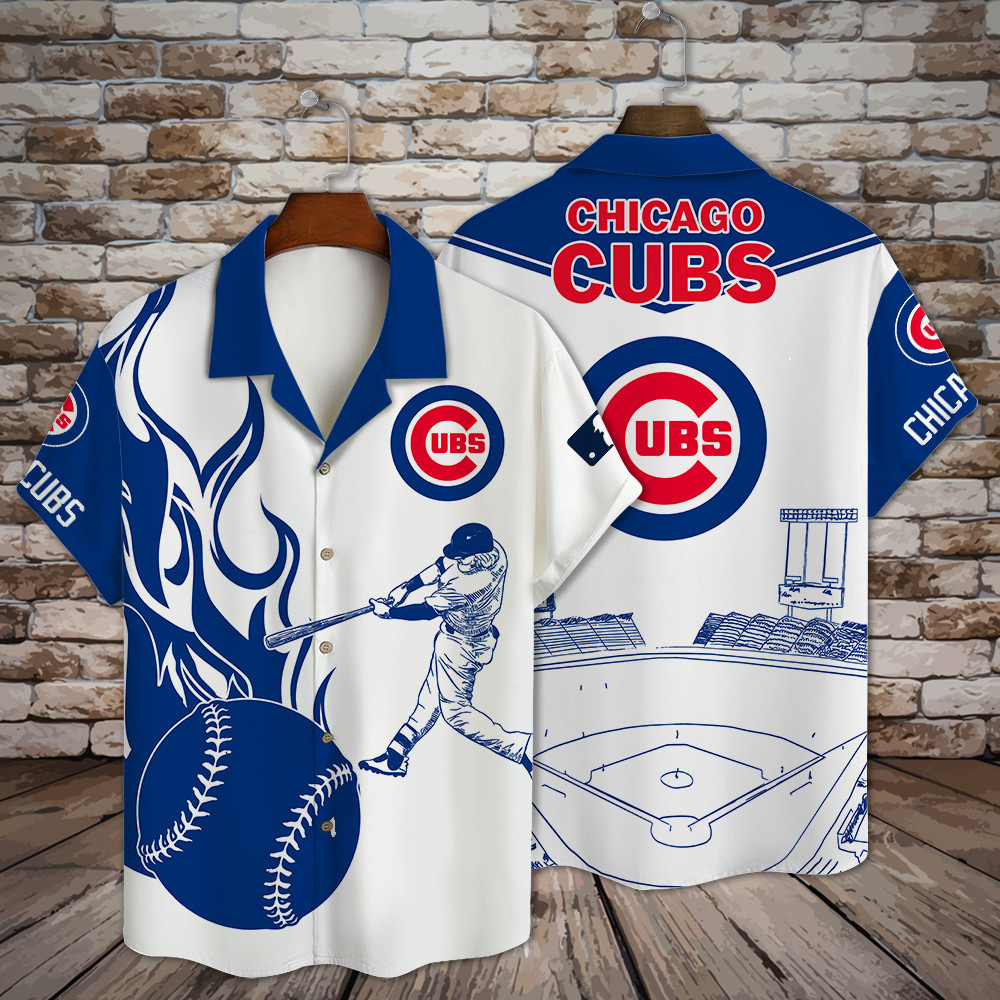 Chicago Cubs Major League Baseball 3D Print Hawaiian Shirt SH1ML V3