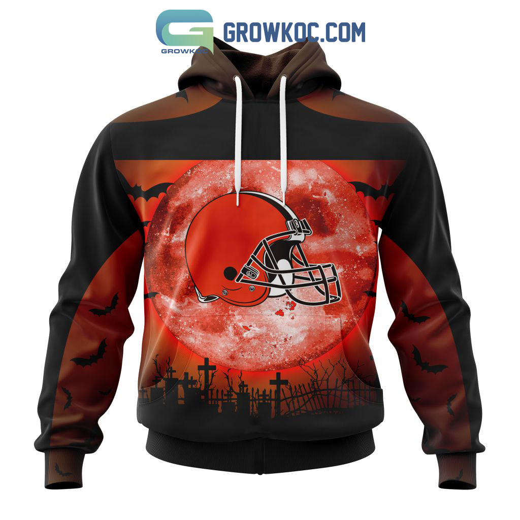 Cleveland Browns NFL Special Halloween Night Concepts Kits Hoodie T Shirt