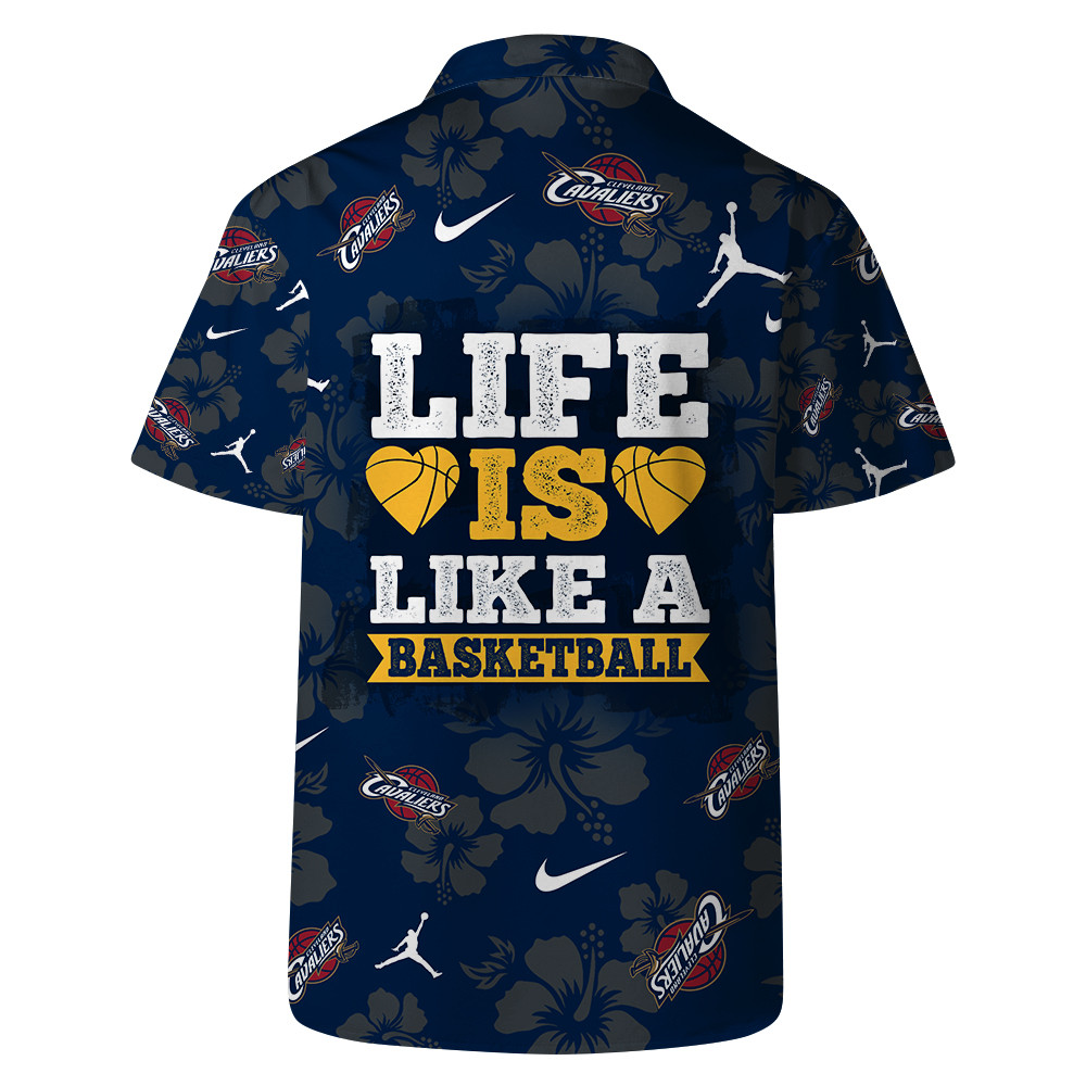 Cleveland Cavaliers National Basketball Association Hawaiian Set Floral V4 NBA Pattern