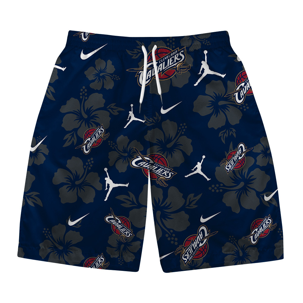 Cleveland Cavaliers National Basketball Association Hawaiian Set Floral V4 NBA Pattern