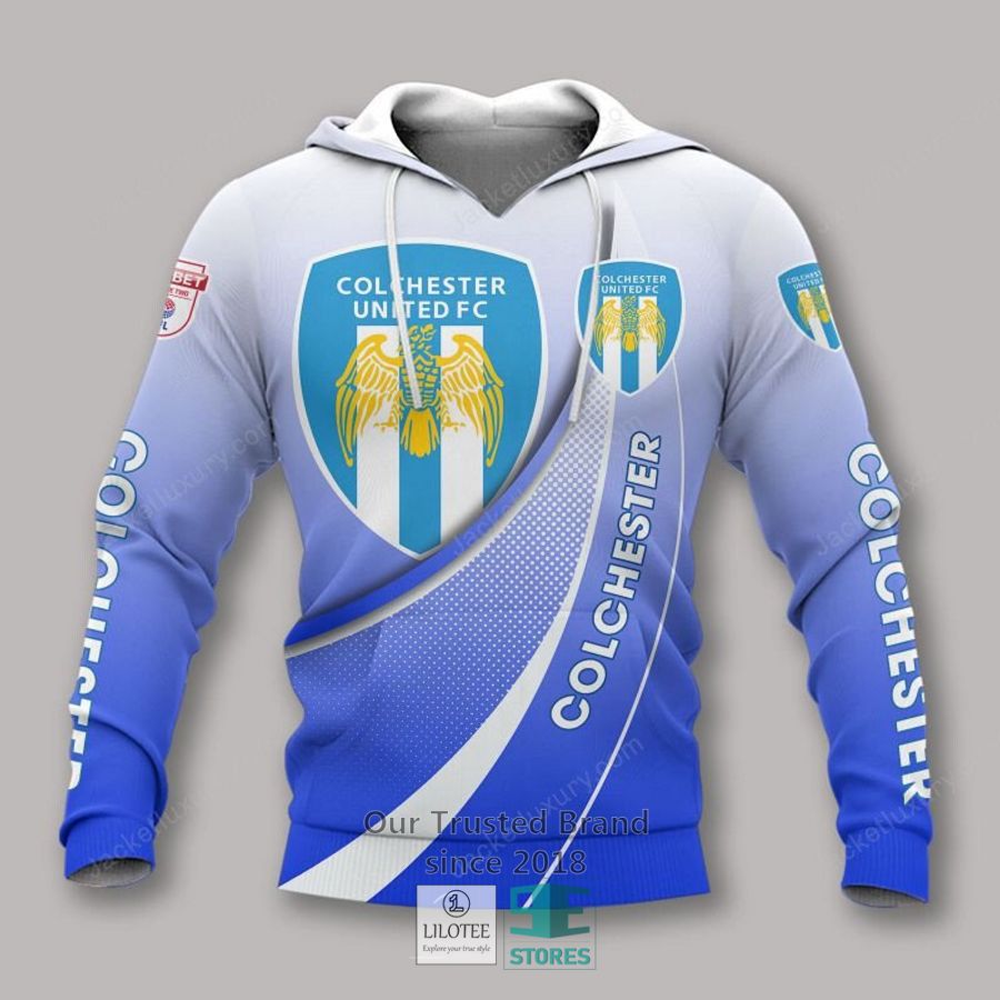 Colchester United Blue Polo Shirt, hoodie