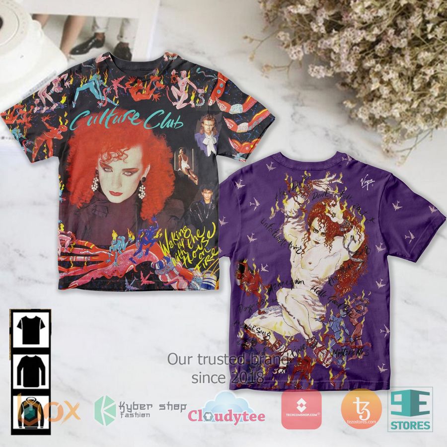 Culture Club Band Waking Up With The House On Fire Album 3D T-Shirt