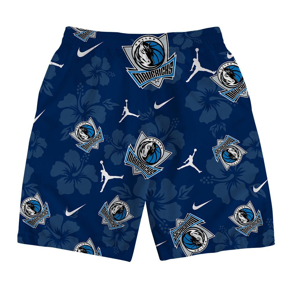 Dallas Mavericks National Basketball Association Hawaiian Set Floral V4 NBA Pattern