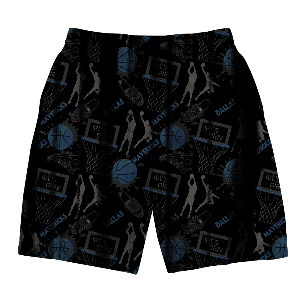 Dallas Mavericks - NBA Logo Basketball Street Style Design Hawaiian Set