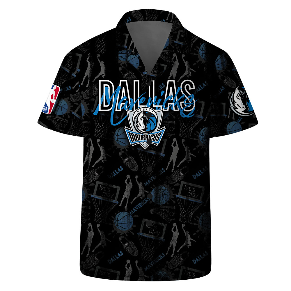 Dallas Mavericks - NBA Logo Basketball Street Style Design Hawaiian Set