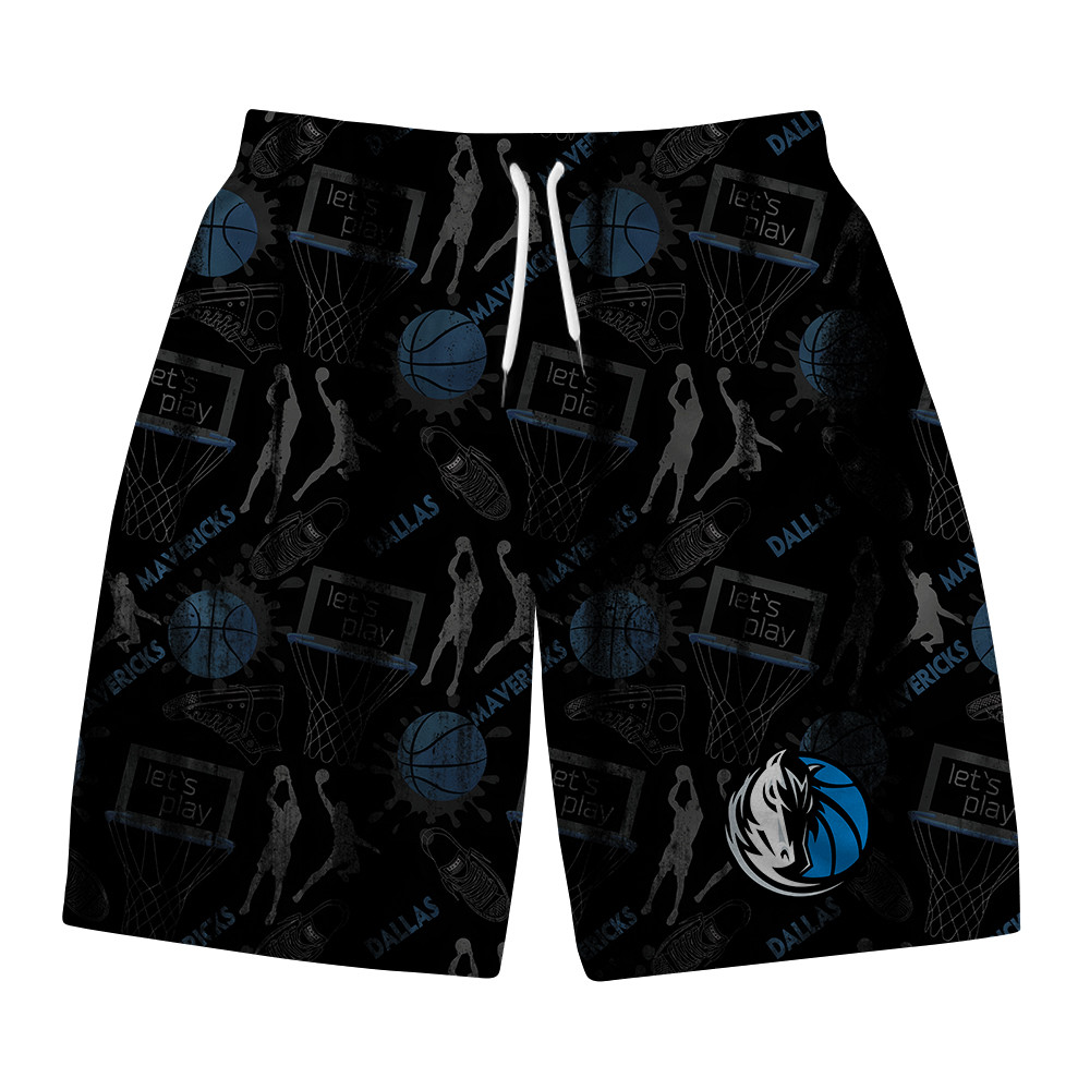 Dallas Mavericks - NBA Logo Basketball Street Style Design Hawaiian Set
