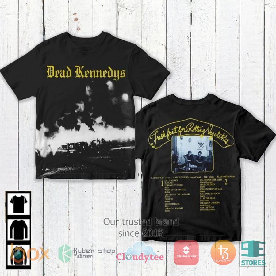 Dead Kennedys Band Fresh Fruit For Rotting Vegetables Album 3D T-Shirt