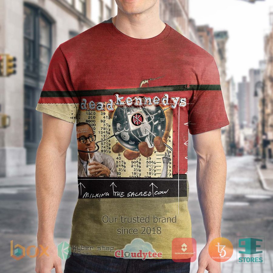 Dead Kennedys Band Milking the Sacred Cow Album 3D T-Shirt
