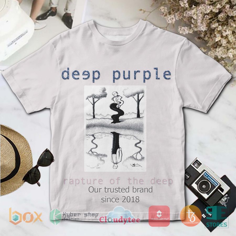 Deep Purple band Rapture of the Deep Album 3D T-Shirt