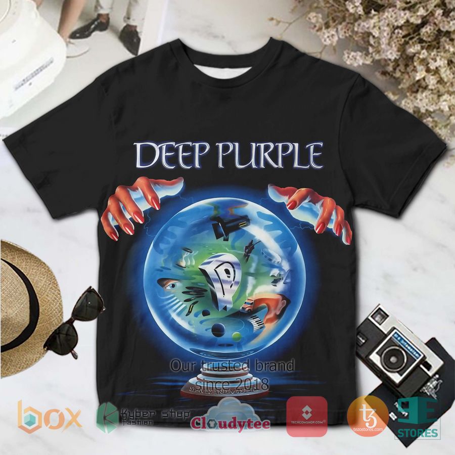 Deep Purple band Slaves and Masters Album 3D T-Shirt