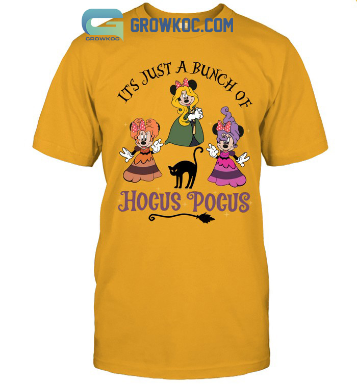 Disney Mickey Its Just A Bunch Of Hocus Pocus Halloween T Shirt