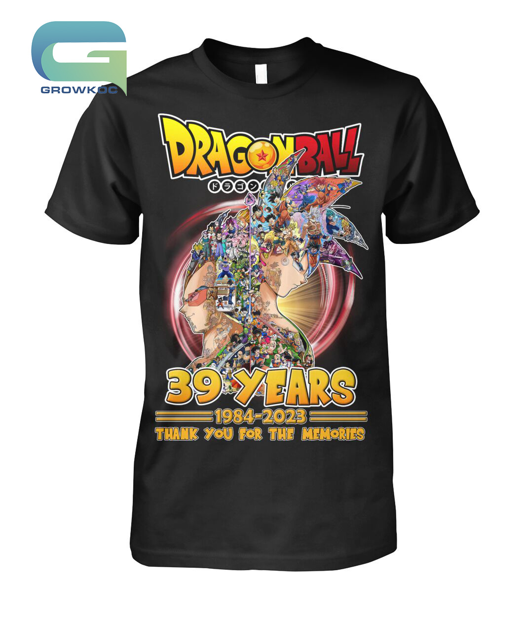 Dragonball 39 Years 1984-2023 Thank You For The Memories T-Shirt