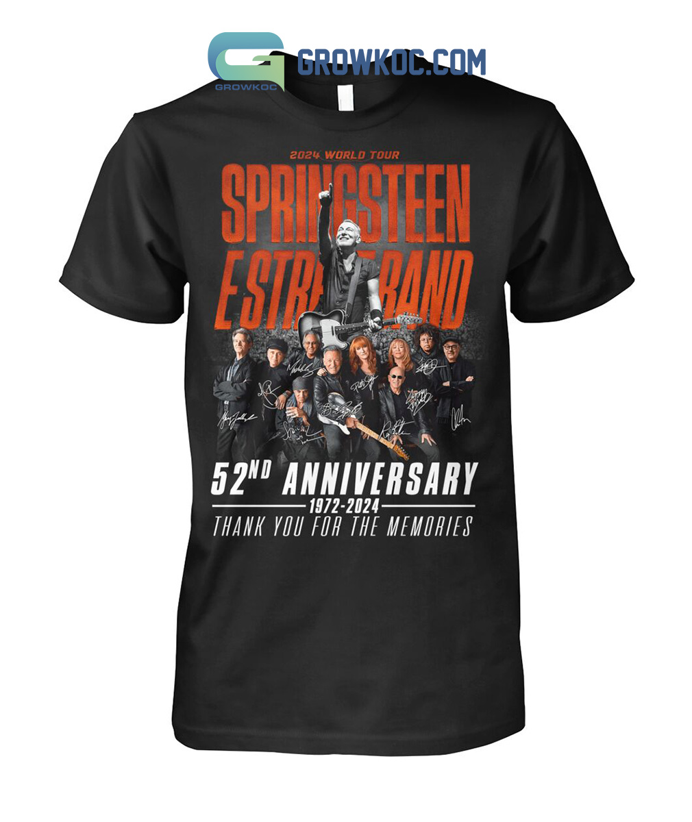 E Street Band And Bruce Springsteen 52 Years Of Memories T-Shirt