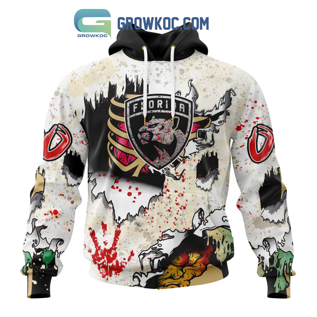 Florida Panthers NHL Special Zombie Style For Halloween Hoodie T Shirt