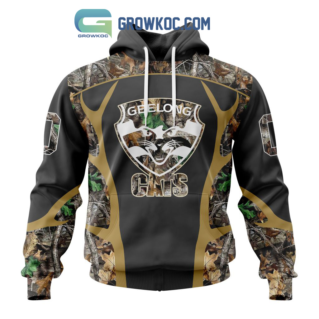 Geelong Cats AFL Special Camo Hunting Personalized Hoodie T Shirt