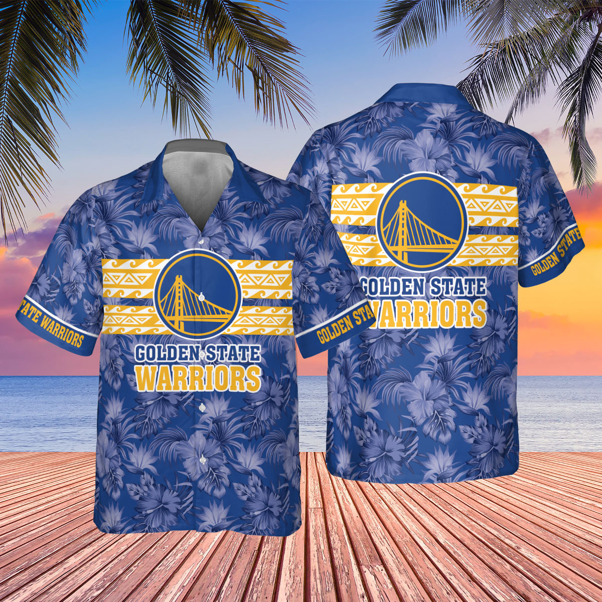 Golden State Warriors National Basketball Association 2023 AOP Hawaiian Shirt SH1